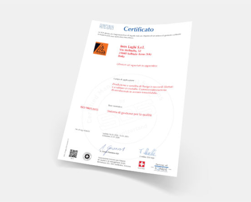 Certificato ISO 9001