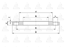 Flangia microfusa a saldare 01 B - ISO