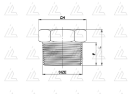 Tappo M esagonale - F290