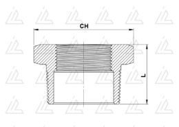 Riduzione esagonale microfusa - F241