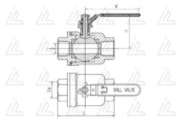 Valvola a sfera 2 Pc